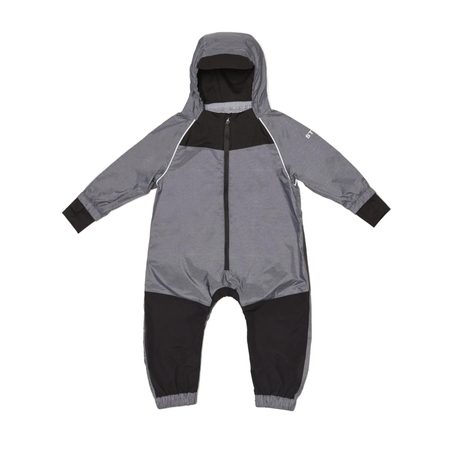 STONZ RAIN OVERAL Black Heather Grey 1