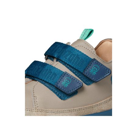 AFFENZAHN LEATHER SNEAKER BUDDY OCTOPUS Grey Blue 7