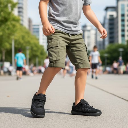 CRAVE CUPERTINO JUNIOR Black | Children's barefoot sneakers