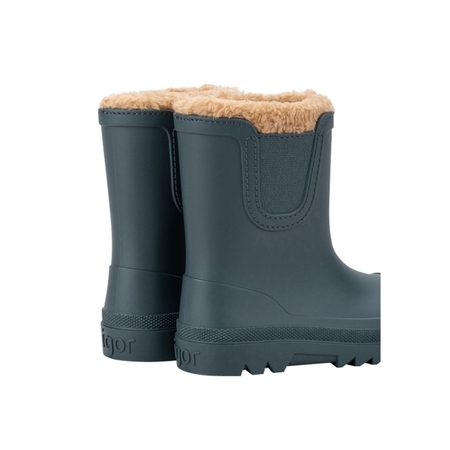 IGOR ZATEPLENÉ ZIMNÍ HOLÍNKY VERONA BORREGO Gris Petroleo | Dětské barefoot holínky