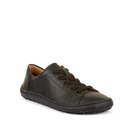 FRODDO TENISKY LEATHER LACES Black II | Barefoot tenisky