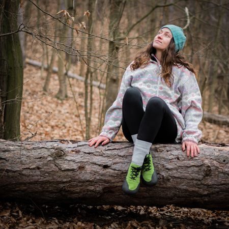SALTIC OUTDOOR FLAT Green | Outdoorové barefoot boty