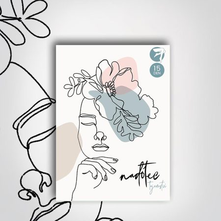 PUNČOCHY DISKRÉTNÍ NADOTEC TAJEMSTVÍ 15 DEN Béžová