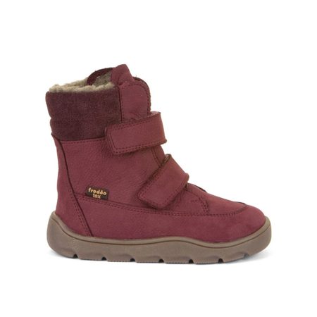 FRODDO ZERU TEX WINTER Bordeaux | Dětské zimní zateplené barefoot boty