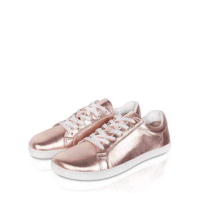 SHAPEN TENISKY FEELIN Uni Rose Gold Leather | Dámské barefoot tenisky