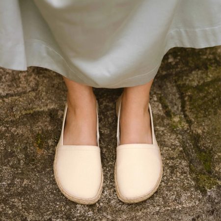 SHAPEN ESPADRILKY PLAYA Wide Beige | Dámské barefoot espadrilky