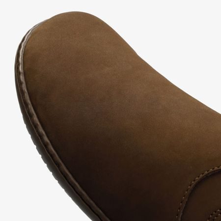 GROUNDIES CAMDEN Čokoládové | Zateplené chelsea barefoot boty