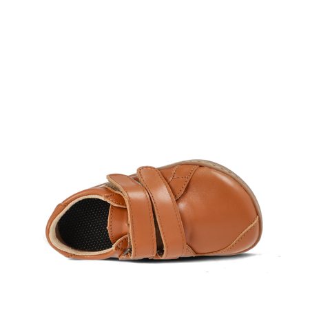 PEGRES CELOROČNÍ TENISKY BF54 0.1 Brown | Dětské barefoot tenisky
