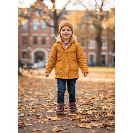 CRAVE TALINN Bordo | Children's winter insulated barefoot boots