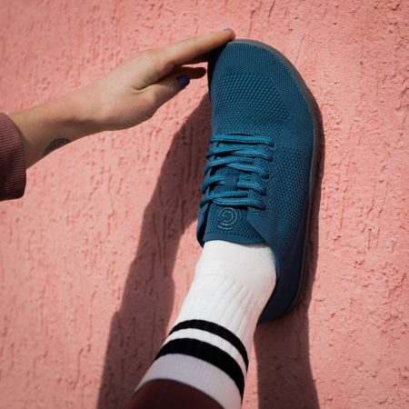 GROUNDIES ACTIVE KNIT Navy | Barefoot sportovní tenisky