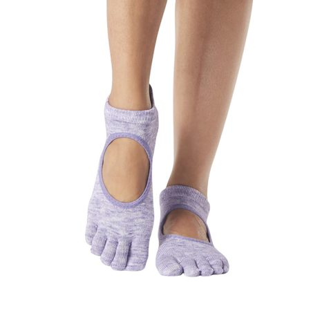 TOESOX FULL TOE BELLARINA GRIP Heather Purple 2