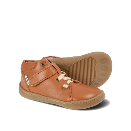 PEGRES CELOROČKY Skinny SBF62 Hnědá | Dětské celoroční barefoot boty