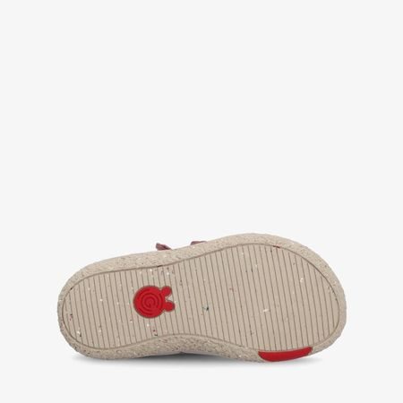 GROUNDIES OTTAWA Berry/Red | Dětské barefoot zateplené boty