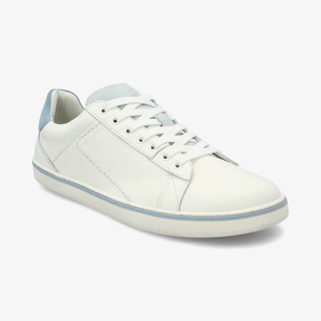 GROUNDIES Galaxy White/Sky Blue | Dámské barefoot tenisky
