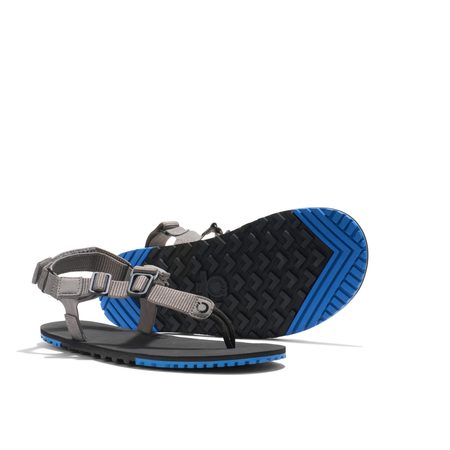 XERO SHOES H-TRAIL Steel Gray / Blue Iolite | Pánské barefoot sandály