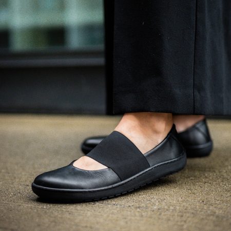 BAŤA BALERÍNY Černá | Dámské barefoot baleríny