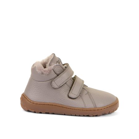FRODDO ZIMNÍ FURRY Light Grey | Dětské zimní zateplené barefoot boty
