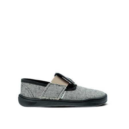 PEGRES PAPUČKY SBF 10F Textilní Černá | Dětské barefoot přezůvky