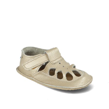 BABY BARE SANDÁLKY/BAČKORY SUMMER IO Shimmer Gold 5