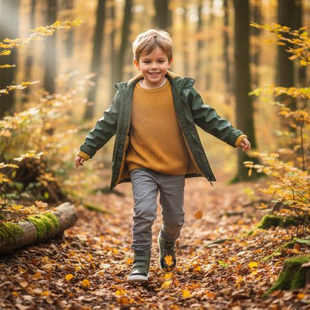 BABY BARE FEBO FALL Bosco | Children's All-Season Barefoot Shoes