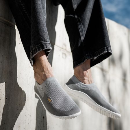 LEGUANO SCORE Grey | Barefoot tenisky