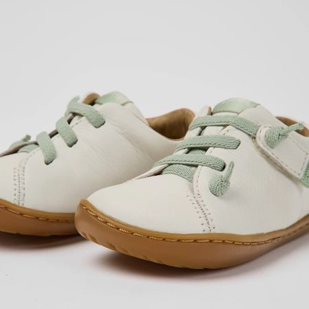 CAMPER HOUSTON KIDS TENISKY Creme/Light Green 2
