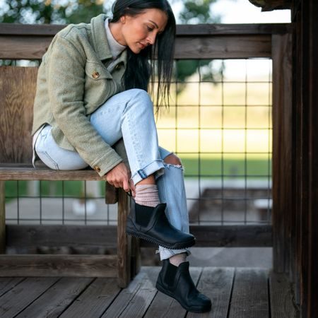 XERO SHOES RIDGEWAY CHELSEA Black | Chelsea barefoot boty
