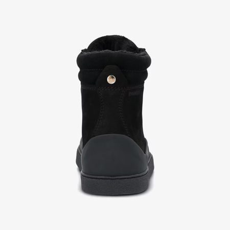 GROUNDIES TORINO Black | Dámské zimní zateplené barefoot boty