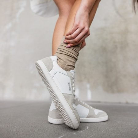 SHAPEN TENISKY RE:WIND White Leather | Barefoot tenisky