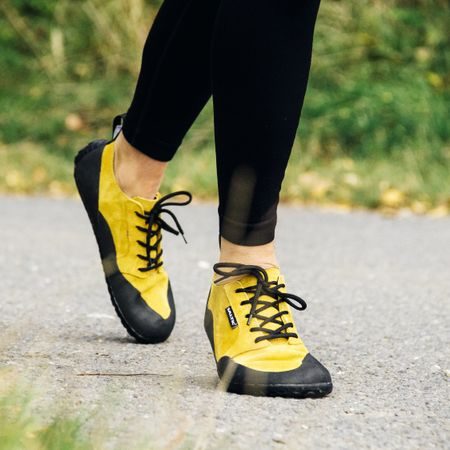 SALTIC OUTDOOR FLAT Yellow | Outdoorové barefoot boty 5