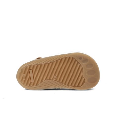 PEGRES CELOROČKY Skinny SBF62 Hnědá | Dětské celoroční barefoot boty