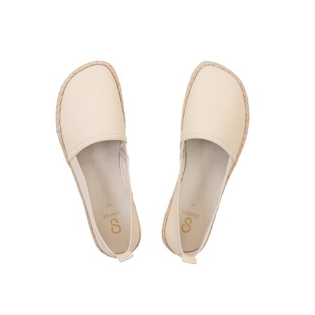 SHAPEN ESPADRILKY PLAYA Wide Beige | Dámské barefoot espadrilky