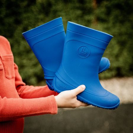 Yellow Barefoot Rain Boots For Kids NaBOSo – CRAVE MONSOON Blue