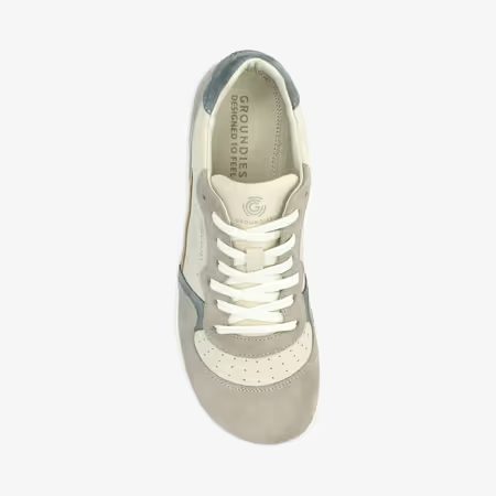 GROUNDIES NOVA GO1 WOMEN Beige Sage Green | Dámské barefoot tenisky