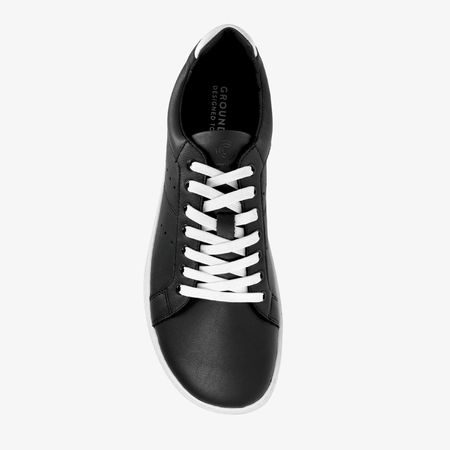 GROUNDIES UNIVERSE MEN Black/White | Pánské barefoot tenisky