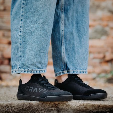 CRAVE CUPERTINO Black | Barefoot tenisky