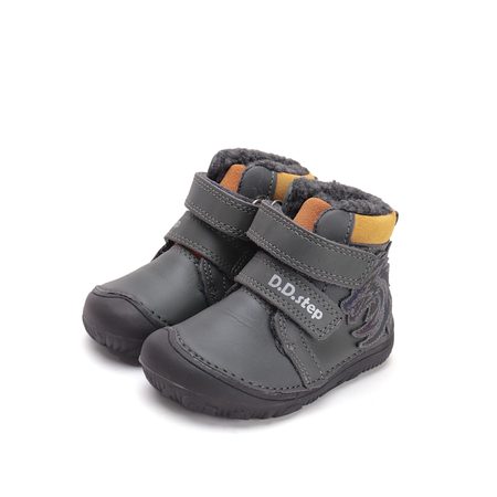 D.D.STEP W073-42488A ZIMNÍ KOTNÍKOVÉ BOTY Dark Grey 2