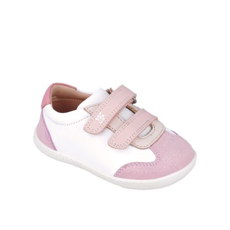 GARVALÍN TENISKY CASUAL White/Pink | Dětské barefoot tenisky 3