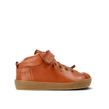 CRAVE BERGEN WINTER 2.0 Cognac | Dětské zimní zateplené barefoot boty