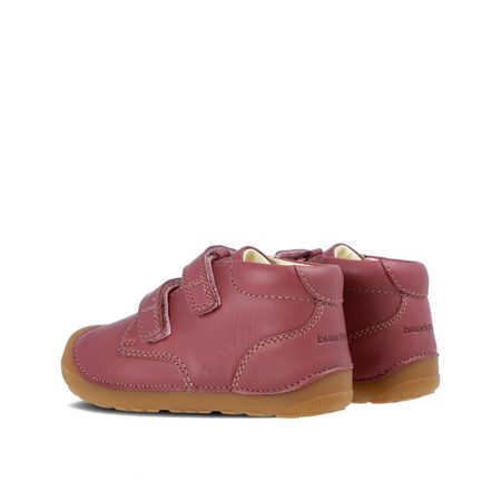 BUNDGAARD PETIT VELCRO Dark Rose WS | Dětské celoroční barefoot boty