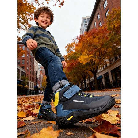 PRIMIGI GRANDER GTX 89163 Jeans-Blue | Dětské barefoot celoroční boty