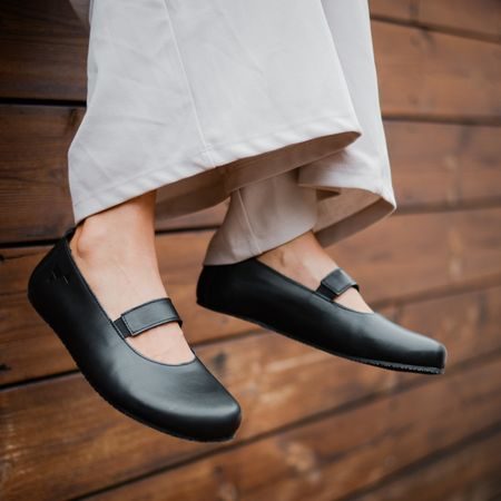 ANGLES RHEIA Black | Dámské barefoot baleríny