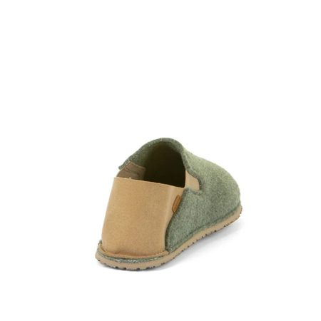 FRODDO SLIP-ON WOOLY Olive | Barefoot přezůvky