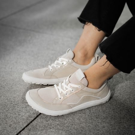 FRODDO TENISKY GEO LACES Gold Shine | Sportovní barefoot tenisky