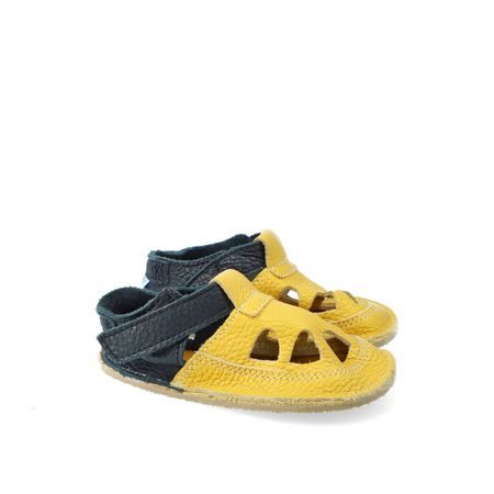 BABY BARE SANDÁLKY/BAČKORY SUMMER IO Ananas | Dětské barefoot sandály