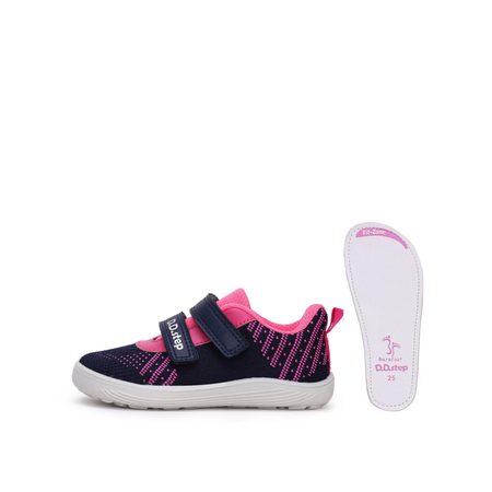 D.D.STEP F093-51399D TENISKY Blue | Dětské barefoot tenisky