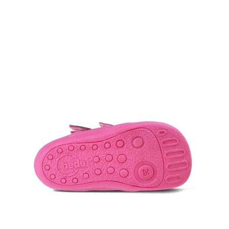 BEDA CELOROČNÍ VELUR BF0001/W/M/TS/2 JANETTE - užší pata | Dětské celoroční barefoot boty