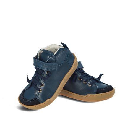 CRAVE BERGEN WINTER 2.0 Blue | Dětské zimní zateplené barefoot boty