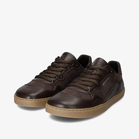 GROUNDIES Nova Special Espresso / Crocodile | Dámské barefoot tenisky