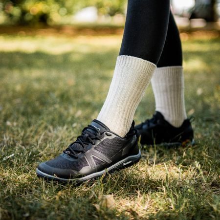 XERO SHOES SCRAMBLER LOW EV Black Steel Gray | Sportovní barefoot tenisky